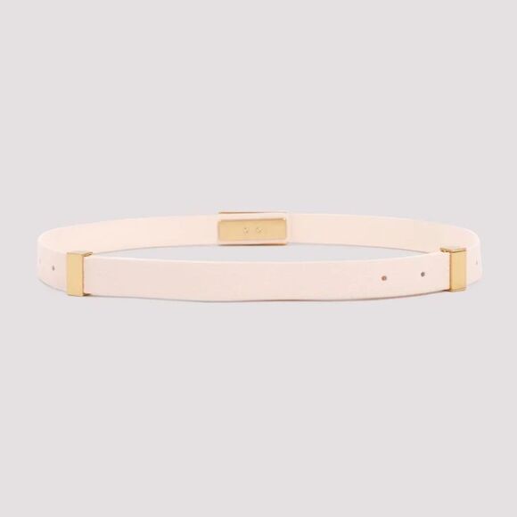 Brand new blush pink  Bottega veneta Belt with Gold Buckle size 75 - Picture 2 of 11